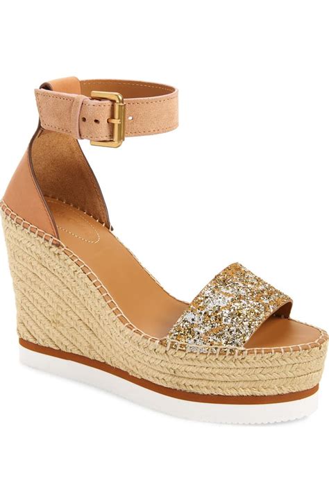 chloe espadrilles glyn|chloe espadrille wedges.